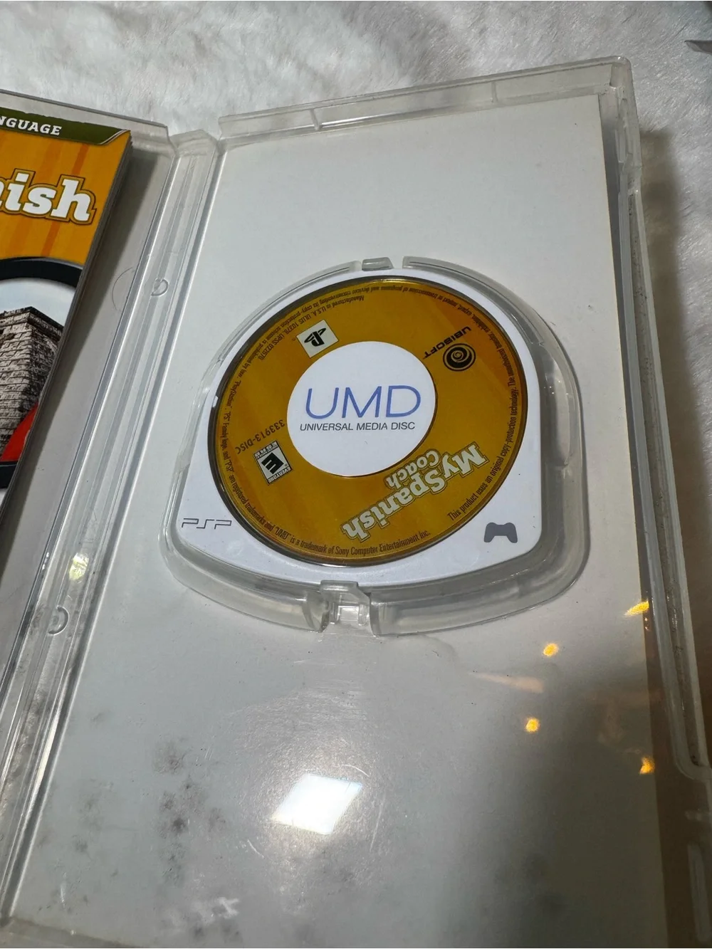 Ubisoft MySpanish Coach PSP Game - White & Orange Cover PlayStation